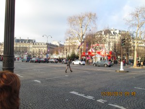 Christmas Mart down the Champs Ellyses