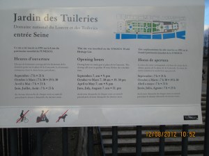 walking to The Louvre