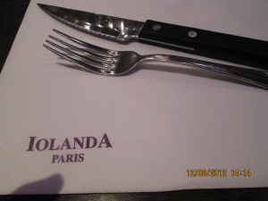 Our restaurant right outside the Eiffel Tower