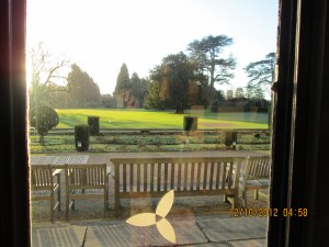 view of the castle grounds shortly after breakfast....never be able to capture the real beauty