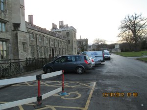 Arriving back at Ashridge