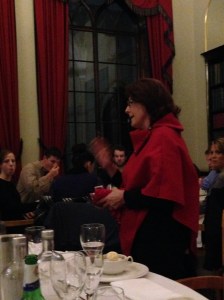 Pat at Farewell Dinner