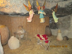 Bet Sahour, just outside of Bethlehem: Shepherd's Fields--the cave, supposedly where Jesus lay