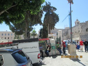 Bethlehem; walking to Church of the Nativity