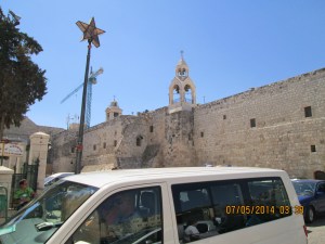 Bethlehem; walking to Church of the Nativity