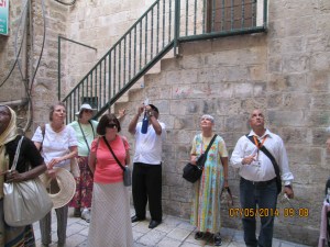 Walking in Muslim Quarter of East Jerusalem