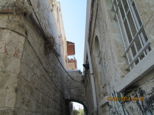 Walking in Muslim Quarter of East Jerusalem