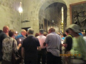 Church of Holy Sepulchre; attending Mass in Italian!