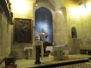 Church of Holy Sepulchre; attending Mass in Italian!