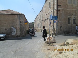 Walking to Machane Yehuda Market