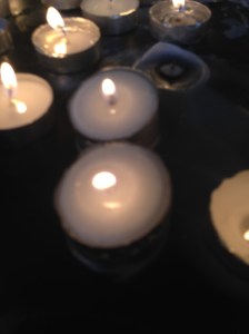 Bethleham, Church of the Nativity: I lit these 2 candles for Donna and Me; I always light us candles whenever I get to  a church or cathedral...and by the Mary shrine (from one Jewish Mother to another