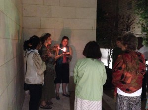 our Havadalah Service, saying goodbye to Shabbat (Sabbath) 