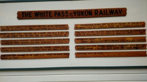 Skagway History Sign